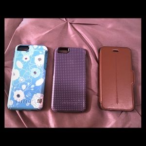 3 Otterbox cases for IPhone 6S.  GUC $12